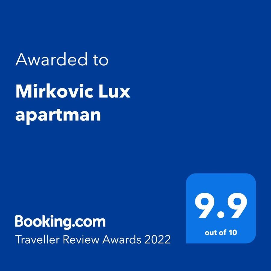 Mirkovic Lux Apartman Ni Eksteriør bilde